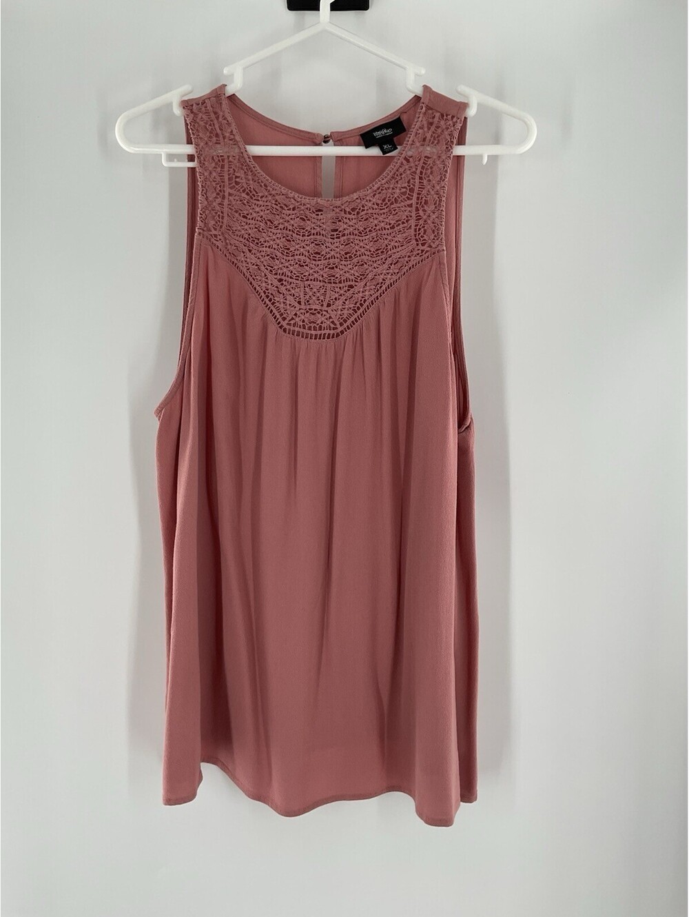 Mossimo Women’s Extra Large Pink Blouse Sleeveless 111